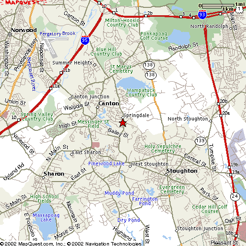 Large area, Exit 11, I-95